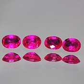 ok. 0,4ct/szt. -PIĘKNY RUBIN NAT.- ok. 5,0x4,0/3,0mm owal