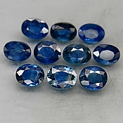 ok. 0,33ct/1szt. -ŚLICZNY SZAFIR NAT.- 4,5x3,5mm owal