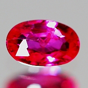 ok. 0,265ct/szt. -NIE POPRAWIANY RUBIN NAT.- 4,86x3,19/1,77mm owal