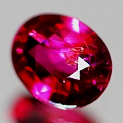 ok. 0,42ct/szt. -NIE POPRAWIANY RUBIN NAT.- 5,15x4,10/2,29mm owal