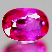 ok. 0,41ct/szt. -NIE POPRAWIANY RUBIN NAT.- 5,35x3,71/2,10mm owal