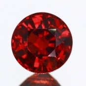 ok. 1,495ct/1szt. -ZAPIERAJĄCY DECH SPESSARTYN GRANAT NAT.- 6,14x6,12/4,22mm okrągły