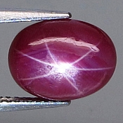 ok. 6,245ct/szt. -GWIAŹDZISTY PIĘKNY RUBIN IMPREGNOWANY NAT.- 11,22x8,68/5,72mm owal