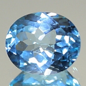 ok. 5,805ct/szt. -SWISS BLUE TOPAZ NAT.- 11,92x10,00/6,22mm owal