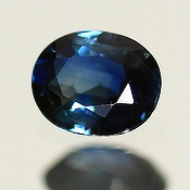 ok. 0,36ct/1szt. -AFRYKAŃSKI SZAFIR NAT.- 5x4/2,5mm owal (+/-20%)