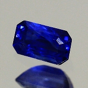 ok. 0,365ct/1szt. - royal blue CEJLOŃSKI SZAFIR NAT.- 4,92x2,96/2,38mm ośmiokąt