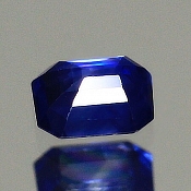 ok. 0,43ct/1szt. -CEJLOŃSKI SZAFIR NAT.- 4,58x3,54/2,60mm ośmiokąt