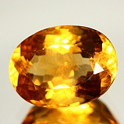 ok. 11,235ct/1szt. -PRZEPIĘKNY CYTRYN NAT.- 16,52x12,34/9,02mm owal