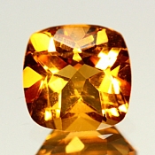 ok. 1,885ct/1szt. -ZŁOCISTY CYTRYN NAT.- 7,98x7,98/5,04mm antyk