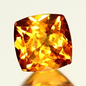 ok. 0,895ct/1szt. -ZŁOCISTY CYTRYN NAT.- 6,10x6,10/4,02mm antyk