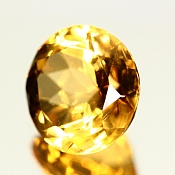 ok. 5,85ct/1szt. -SŁONECZNY CYTRYN NAT.- d11,92/7,85mm okrągły