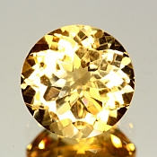 ok. 3,505ct/1szt. -SŁONECZNY CYTRYN NAT.- d10,02/6,20mm okrągły