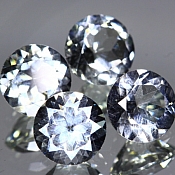 ok. 1,15ct/1szt. -PRASIOLIT ZIELONY AMETYST NAT.- d7,04/4,3-7,10/5,1mm, okrągły