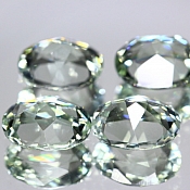 ok. 1,55ct/1szt. -PRASIOLIT ZIELONY AMETYST NAT.- 7,1x9,1x4,6mm,-6,8x8,9x4,7mm owal