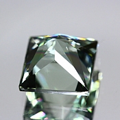 ok. 4,86ct/1szt. -PRASIOLIT tzw ZIELONY AMETYST NAT.- 10,02x9,95/7,25mm kwadrat