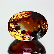 ok. 18,33ct/1szt. -CERTYFIKOWANY IMPERIAL TOPAZ NAT.- 16,49x12,29/10,35mm owal