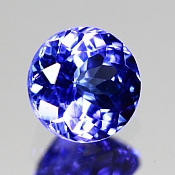 ok. 0,92ct/1szt. -WESOŁY TANZANIT NAT.- 6,14x6,17/3,62mm okrągły