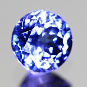 ok. 0,655ct/1szt. -WESOŁY TANZANIT NAT.- 5,22x5,22/3,47mm okrągły