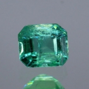 ok. 0,425ct/szt. -KRYSTALICZNIE CZYSTY SZMARAGD NAT.- 4,56x3,91/3,05mm ośmiokąt