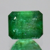 ok. 0,74ct/szt. -JEDWABISTY SZMARAGD NAT.- 5,44x4,29/3,76 ośmiokąt