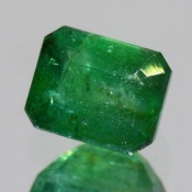 ok. 0,74ct/szt. -JEDWABISTY SZMARAGD NAT.- 5,44x4,29/3,76 ośmiokąt