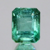 ok. 0,785ct/szt. -OLŚNIEWAJĄCY SZMARAGD NAT.- 5,338x4,31/4,08mm ośmiokąt