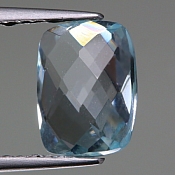 ok. 1,345ct/1szt. -CUDNY AKWAMARYN NAT.- 8,30x6,22/3,48mm antyk