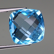 ok. 5,62ct/szt. -IMPONUJĄCY I HIPNOTYZUJĄCY TOPAZ NAT.- 9,98x9,94/5,94mm antyk