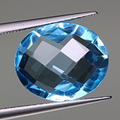 ok. 5,445ct/szt. -OLŚNIEWAJĄCY TOPAZ NAT.- 12,07x10,04/5,40mm owal