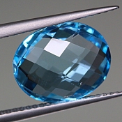 ok. 4,865ct/szt. -OLŚNIEWAJĄCY TOPAZ NAT.- 11,93x9,65/4,94mm owal