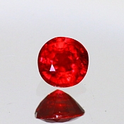 ok. 0,58ct/szt. - RUBIN IMPREGNOWANY NAT.- 4,63x4,75/3,15mm okrągły