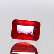ok. 0,95ct/szt. - RUBIN IMPREGNOWANY NAT.- 5,99x4,15/3,11mm ośmiokąt