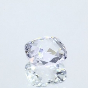 ok. 4,65ct/szt. -REWELACYJNY AAA, DIAMENTOWY POŁYSK, BIAŁY TOPAZ NAT.- 9,99x9,89/6,53mm antyk