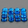 ok. 0,22ct/szt. -LONDON BLUE TOPAZ NAT.- 5,00mm x3,00mm owal