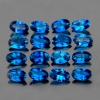 ok. 0,22ct/szt. -LONDON BLUE TOPAZ NAT.- 5,00mm x3,00mm owal