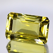 ok. 18,27ct/szt. -LEMON CYTRYN NAT.- 18,32x11,77/10,64mm ośmiokąt