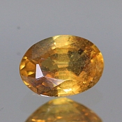 ok. 1,015ct/szt. -SZAMPAŃSKI SZAFIR NAT.- 6,95x5,08/3,21mm owal