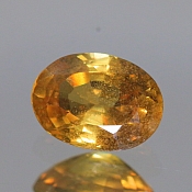 ok. 1,015ct/szt. -SZAMPAŃSKI SZAFIR NAT.- 6,95x5,08/3,21mm owal