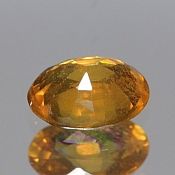 ok. 1,015ct/szt. -SZAMPAŃSKI SZAFIR NAT.- 6,95x5,08/3,21mm owal