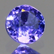 ok. 0,745ct/szt. -CERTYFIKOWANY TANZANIT NAT.- 5,59x5,62/3,25mm okrągły