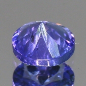 ok. 0,745ct/szt. -CERTYFIKOWANY TANZANIT NAT.- 5,59x5,62/3,25mm okrągły