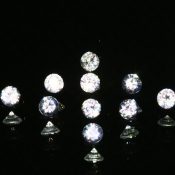 ok. 0,075ct/szt. -BIAŁY CEJLOŃSKI SZAFIR NAT.- d2,3mm okrągły