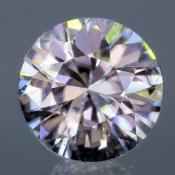 ok. 1,7ct/szt. -BRYLANTOWY CYRKON NAT.- 6,92x6,95/4,29 okrągły