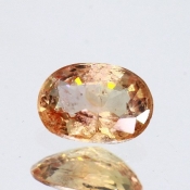 ok. 0,835ct/szt. -PIĘKNY PADPARADŻA SZAFIR NAT.- 6,83x4,83/2,75mm owal