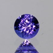 ok. 0,545ct/szt. -ZACHWYCAJĄCY TANZANIT NAT.- okrągły d4,78x4,79/3,59mm