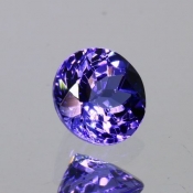 ok. 0,63ct/szt. -ZACHWYCAJĄCY TANZANIT NAT.- okrągły d5,19x5,20/3,53mm