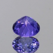 ok. 0,63ct/szt. -ZACHWYCAJĄCY TANZANIT NAT.- okrągły d5,19x5,20/3,53mm