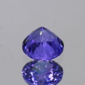 ok. 0,535ct/szt. -ZACHWYCAJĄCY TANZANIT NAT.- okrągły d4,90x4,92/3,48mm