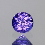 ok. 0,505ct/szt. -ZACHWYCAJĄCY TANZANIT NAT.- okrągły d4,81x4,82/3,21mm