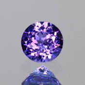 ok. 0,565ct/szt. -ZACHWYCAJĄCY TANZANIT NAT.- okrągły d4,93x4,94/3,32mm